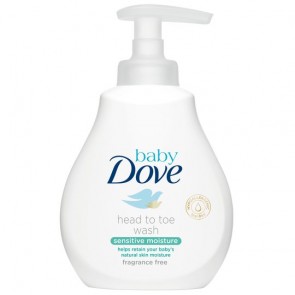Baby Dove Sensitive Moisture Fragrance Free Head To Toe Wash200ml
