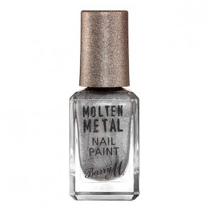 Barry M Molten Metals Nail Paint - Silver Lining.
