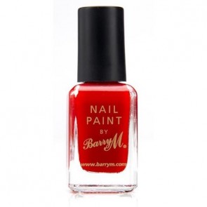 Barry M Nail Paint Bright Red.