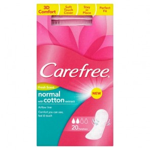 Carefree Panty Liners Breathable Fresh 20 Pack