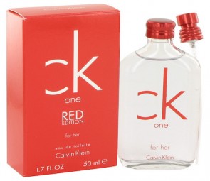 CK One Red Edition Eau de Toilette 100ml Spray for Woman.