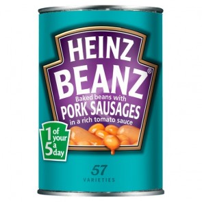 Heinz Baked Beans & Pork Sausages 415G