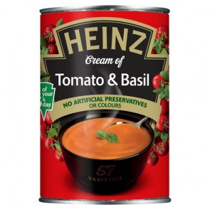 Heinz Cream Of Tomato & Basil Soup 400G