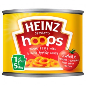 Heinz Spaghetti Hoops In Tomato Sauce 205G.