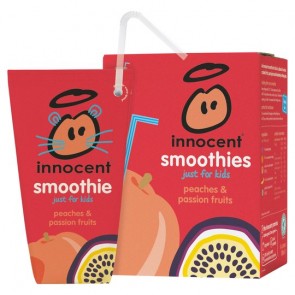 Innocent Kids Peach And Passion Fruit Smoothie 4 X 180Ml