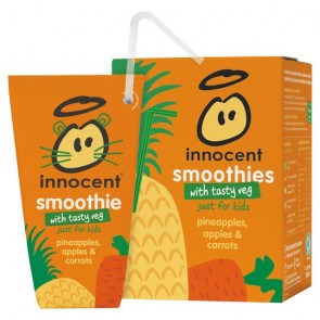Innocent Pineapple Apple & Carrot Smoothie 4X180ml