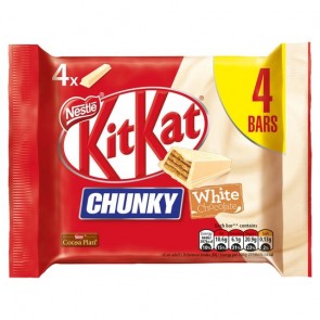 Kit Kat Chunky White 4 Pack 160G
