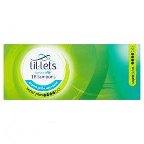 Lil Lets Non Applicator Super Plus Tampons 16 Pack.