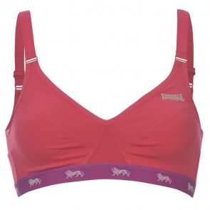 Lonsdale Sports Bra Ladies - Fluo Pink/Purple.