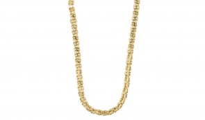 Revere 9ct Gold Fancy Chain 18in Necklace