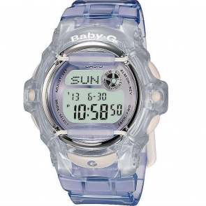 Casio Baby-G Ladies' Lilac LCD Watch