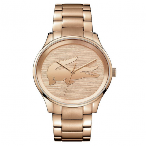 Lacoste Ladies' Victoria Rose Gold Plated Bracelet Watch