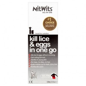 Nitwits All In One Headlice Solution 120Ml