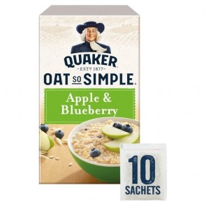 Quaker Oat So Simple Apple Blueberry Porridge 10X36g