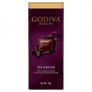 Godiva Belgium Dark Chocolate 72% Cocoa Bar 90G