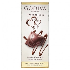 Godiva Belgian Dark Chocolate Ganache Bar Ganache Filling 83G