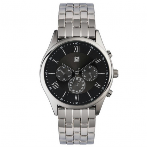 Spirit Men's Silver Stainless Steel Bracelet Watch