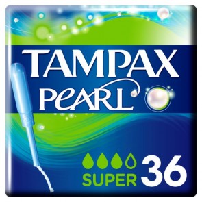 Tampax Pearl Super 36'S.