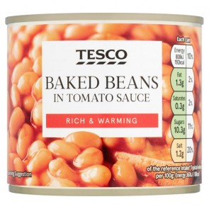 Tesco Baked Beans In Tomato Sauce 220G