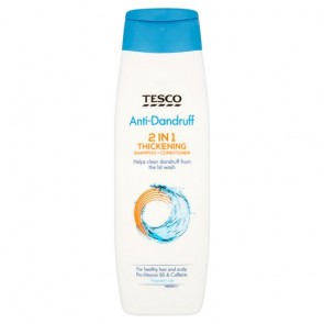 Tesco Thickening 2 In 1 Antidandruf Shampoo 300Ml